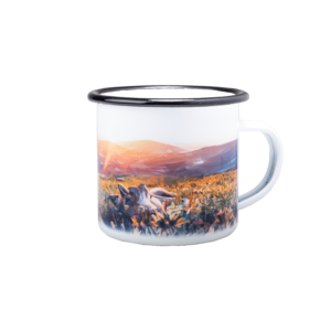 Smaltovaný hrnček Sunrisewolf